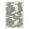 Hero Arts Messages and Sentiments Clear Stamp Set - Pkg of 42, Everyday Sentiment Strips
